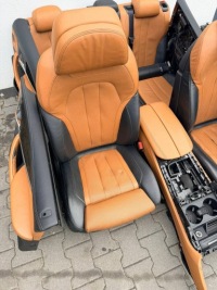 фото thumb №5, Bmw x6 f16 м-пакет сиденья кожаные кожа обивка подлокотник комплект