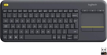 Клавиатура LOGITECH K400 Plus серая