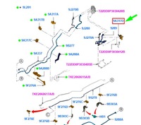 фото thumb №1, Ford ranger t6 fuel line clip 1732953 ab39-9a317-aa original