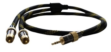 Кабель AUX mini Jack 2RCA-3,5 Cinch Cross-Tech 5м