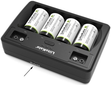 Uniwersalna Ładowarka LiitoKala Lii-D4 Li-ion 18650 AA AAA z adapterem EU