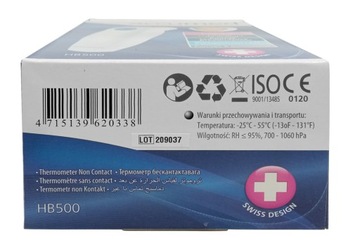 Termometr bezdotykowy Accumed HB500