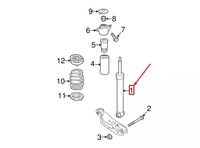 фото thumb №8, Audi a4 avant b9 амортизатор задний 8w0513035ac oem