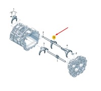 фото thumb №10, Audi r8 42 5th/6th gear селектор вал with вилка 086311562a