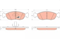 фото thumb №1, Гальмівні колодки ham. citroen p. saxo