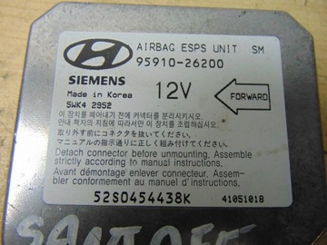 фото thumb №5, Датчик модуль подушка безопасности hyundai santa fe 95910-26200