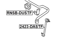 фото thumb №3, Стержень стабилизатора передний renault duster 2011- febest