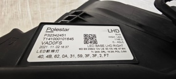 фото thumb №10, Лампа правий перед volvo polestar ii 2