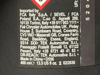 фото thumb №10, Jeep renegade 2014-2025 набор ремонтный колеса компрессор клей mopar оригинальный номер 02/30