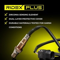 фото thumb №10, З підігрівом датчик лямбда-зонд ridex plus 3922l0167p do vw golf iv хетчбек 1j1