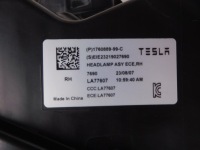 Tesla model 3 рестайлинг  highland фара передняя правый  ful led 2023r. хорошее состояние! с Разборки, фото thumb