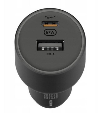 Автомобильное зарядное устройство Xiaomi Car Charger 67 Вт (USB-A + Type-C)