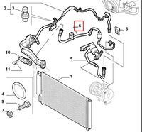 фото thumb №2, Шланг кондиционера alfa romeo mito 1.4