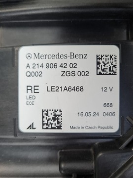 фото thumb №16, Mercedes e клас w214 214 лампи перед повний led digital light