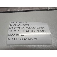 фото thumb №11, Килимки автомобільні велюрові комплект mitsubishi outlander iii авто demo