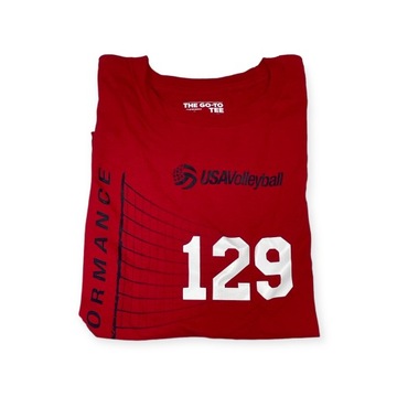 Koszulka męska czerwona ADIDAS VOLLEYBALL 129 XL