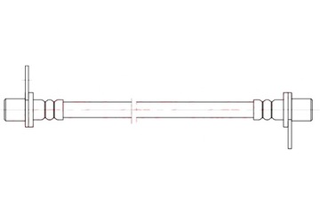 фото thumb №2, Шланг гальмівний гнучкий зад l citroen c4 aircross mitsubishi asx