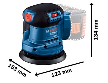 ЭКСЦЕНТРИЧЕСКАЯ КАЧЕСТВЕННАЯ ШЛИФОВАЛЬНАЯ МАШИНА BOSCH GEX 185-LI 18V аккумулятор + БЕСПЛАТНО!!!
