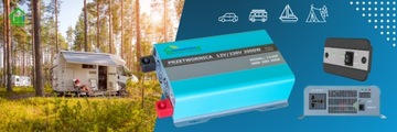 Автомобильный преобразователь с USB 12 В 4000 Вт Sinus USB