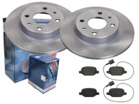 фото thumb №1, Тормозные диски тормозные колодки bosch задняя fiat abarth 500 240mm
