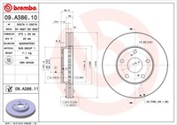 фото thumb №3, Гальмівні диски гальмівні колодки перед brembo toyota camry