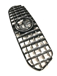 фото thumb №3, Решётка решётка радиатора mercedes gle w167 v167 c167 amg gt panamericana хром качество