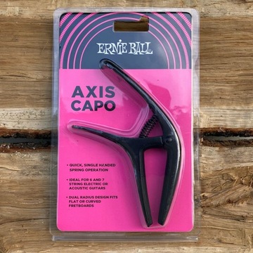 Каподастр Ernie Ball Axis, черный