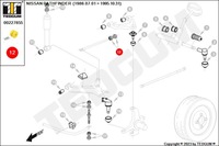 фото thumb №11, Втулка важіль reakcyjnego tedgum 0022785 tedgum 00227855 підшипник,