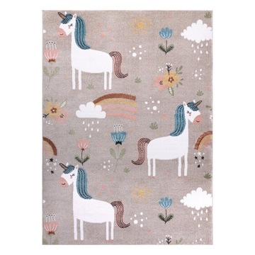 Детский коврик Fun 200x290 Unicorn Beige #O534