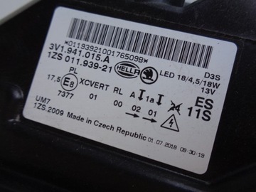 фото thumb №9, Лампа ліва фара skoda superb iii 3v 3v0 15- ксенон led