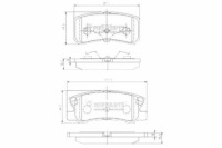 фото thumb №1, Nipparts тормозные колодки тормозные dodge avenger caliber mi