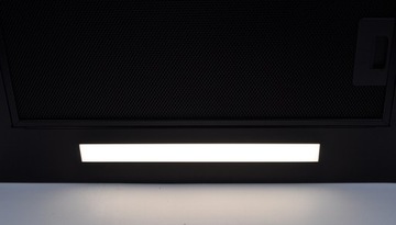 Maan Corona телескопическая кухонная вытяжка 50см Silver Glass LED Под шкафом