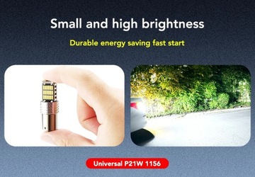 2 шт. 1156 BA15S P21W S25 7506 светодиодные лампы высокой мощности 45 шт. 4014SMD Super