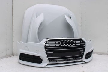 фото thumb №12, Audi a6 fl рестайлинг перед капот крылья бампер pas переднее лампы усилитель