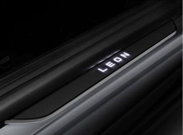 фото thumb №3, Підсвічуваний планки порогові seat leon 5f перед