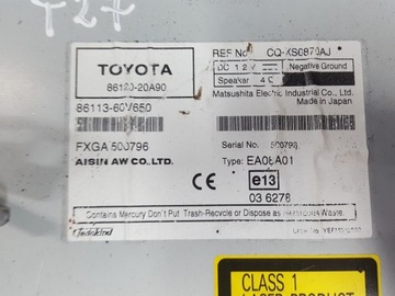 фото thumb №5, Toyota avensis iii t27 09-15r радіо навігація 86120-20a90