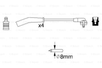 фото thumb №11, Набор трубопровод зажигания pasuje do: ford sierra ii 1.6 10.89-02.93