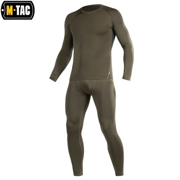 BIELIZNA TERMOAKTYWNA TERMICZNA THERMOLINE KOMPLET M-TAC OLIVE XL