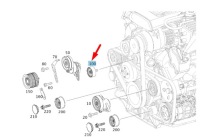 Купить Mercedes-benz slr r199 ролик направляющая насоса воды a1552020119, фото thumb