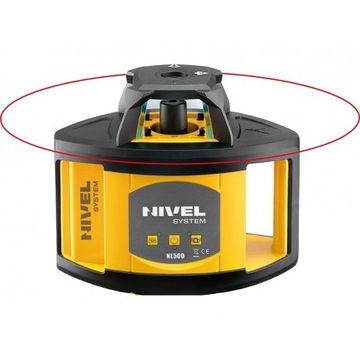 Niwelator laserowy NL500+statyw korbowy+łata