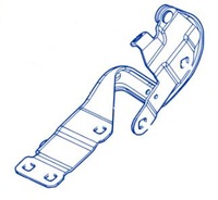 фото thumb №1, Петля капот правый renault espace v 5 оригинальный номер aso