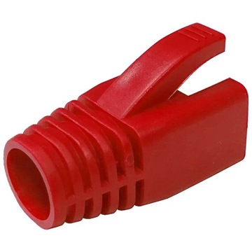 Крышка для вилки RJ45 cat6a 7 10p красная