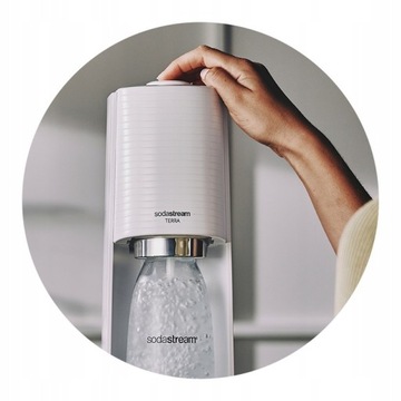 САТУРАТОР ВОДЫ SODA STREAM TERRA WHITE + БУТЫЛКА