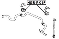 фото thumb №3, Втулка стабілізатора передній febest