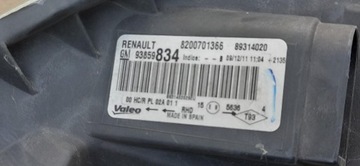 фото thumb №10, Лампа фара правые перед переднее рестайлинг uk renault trafic ii 8200701366