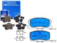 Купить Ate13.0460-5852.2 комплект тормозных колодок ham. передок  daiha, фото thumb