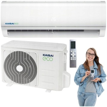 Настенный кондиционер KAISAI ECO 3,5 кВт, комнатный кондиционер КОНДИЦИОНЕР ДЛЯ РАЗДЕЛЕННОГО ДОМА