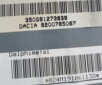 фото thumb №6, Подушка заглушка подушка безопасности пассажира dacia sandero i