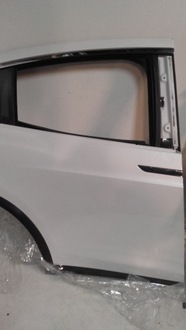 фото thumb №1, Tesla x двері задні праві білий перлина