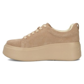 Sneakersy skórzane FILIPPO DP6246/24 BE BEŻ - 37, Beżowy